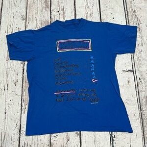 Vintage 1980s Funny Father's Day Report Card 80s Crewneck Tee Humor tshirt